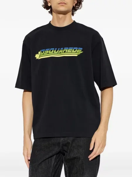Tricou Dsquared2 cu imagine negru