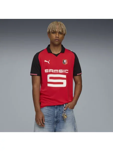 Domowa koszulka Stade Rennais F.C. czerwona