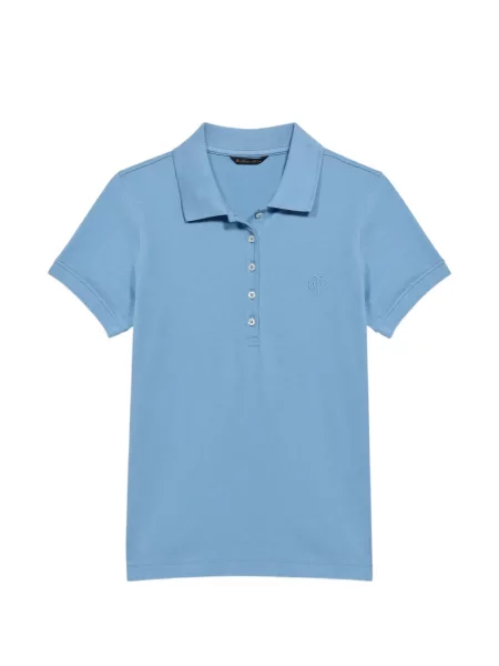 Tricou polo Brooks Brothers cu broderie albastru