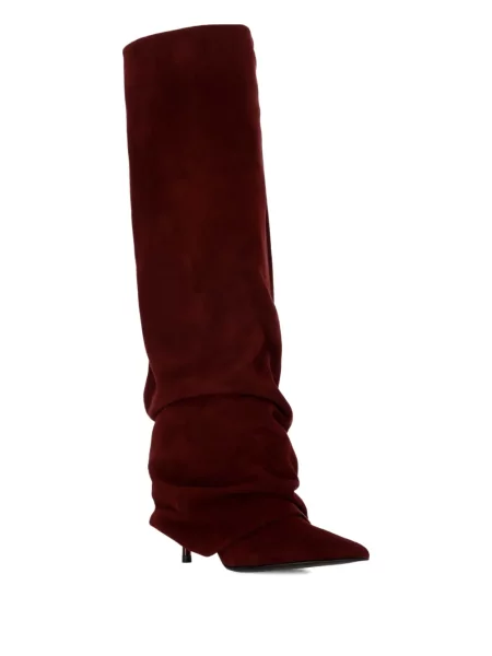 Botine Le Silla din piele roșu