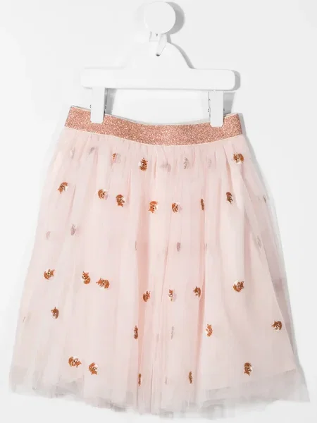 Spódnica dziecięca Lanvin Enfant różowa