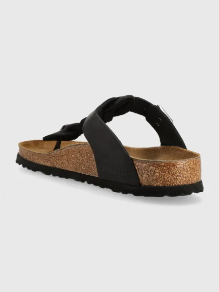 BIRKENSTOCK Ujjelválasztó-pántos szandál Gizeh' fekete
