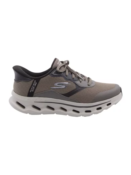 Sneakersy Skechers brązowe