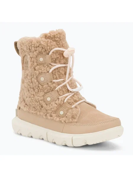 Sorel Sorel Explorer Cozy младежки ботуши за сняг с кану/креда кафяво