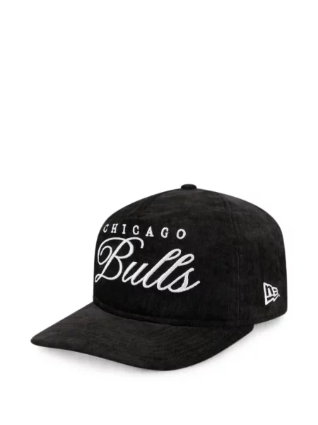 Κασκέτο New Era Cap με κέντημα κοτλέ μαύρο