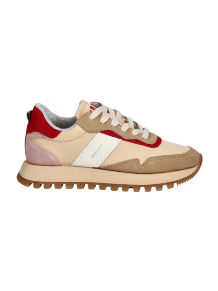 Sneakersy Gant skórzane beżowe
