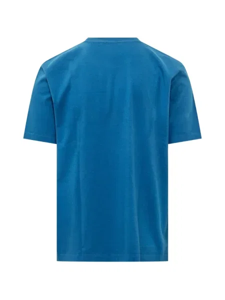 Tricou Etro cu broderie albastru