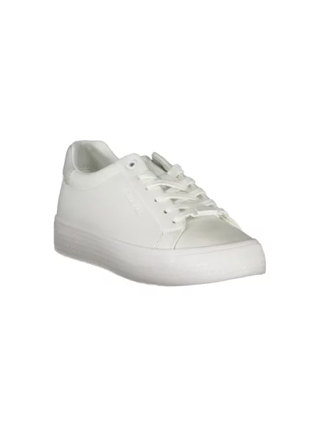 Sneakersy Calvin Klein skórzane białe