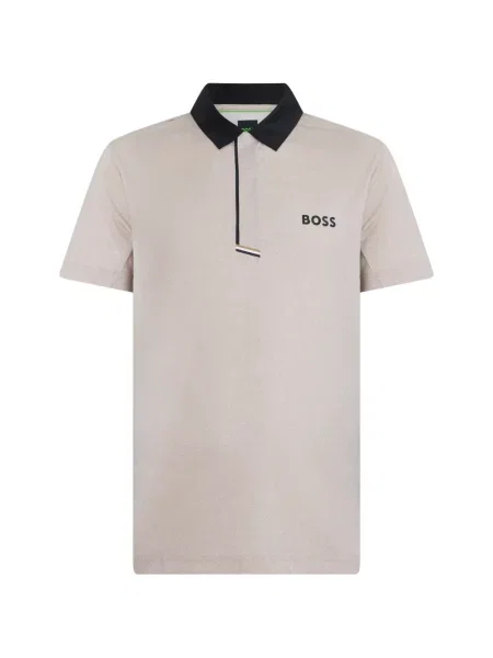 Tricou polo Boss cu imagine