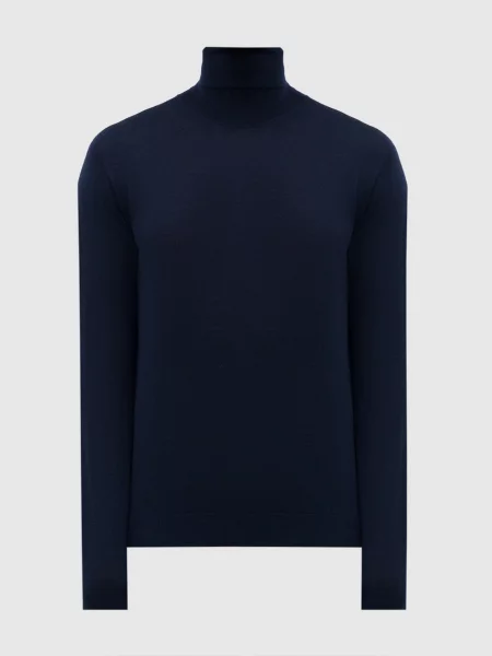 Гольф з вовни Canali синій