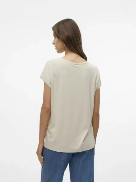 Vero Moda Lava T-shirt Beige μπεζ