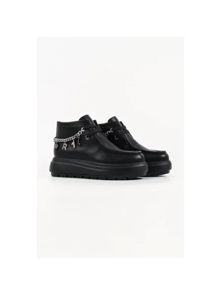Botki Karl Lagerfeld skórzane czarne