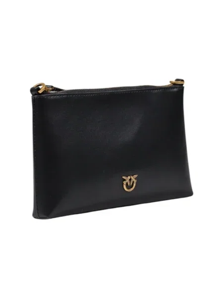 Rucsac Pinko fără toc din piele negru