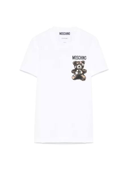 Koszulka Moschino casual biała