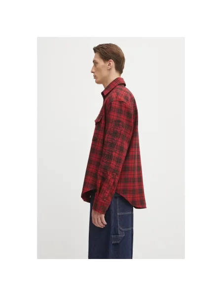 Koszula Vetements wełniana czerwona
