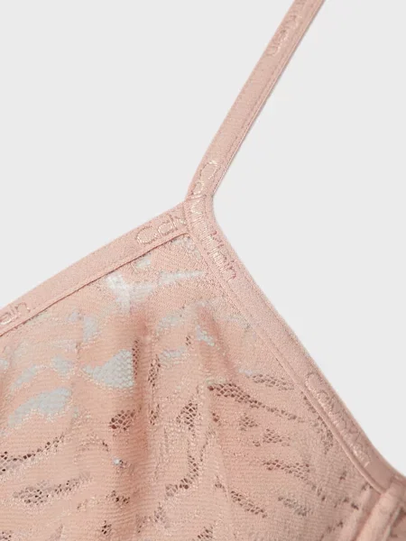 Без підкладки бюстгальтер Calvin Klein бежевий