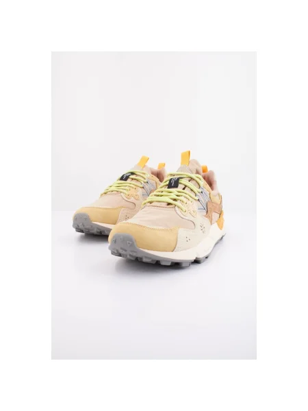 Pantofi Flower Mountain cu model floral maro