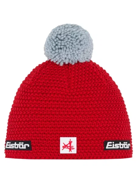 Czapka Eisbar Jamie Pompon MÜ SA one size czerwona
