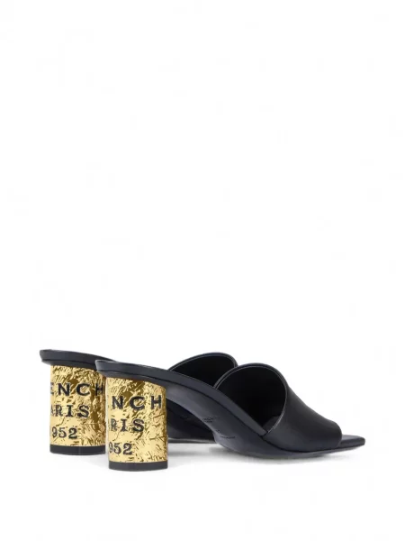 Papuci tip mules Givenchy din piele negru