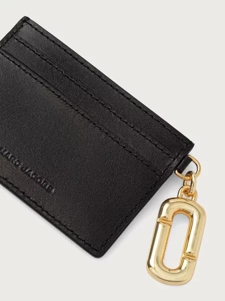 Bőr pénztárca Marc Jacobs fekete