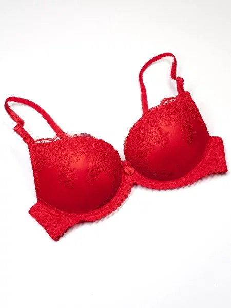 ISSA Plus Бюстгальтер Комбінований верх червоний