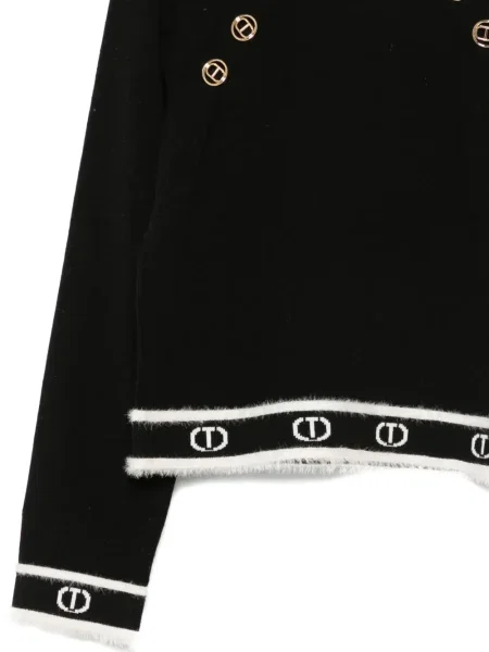 Sweter dziecięcy Twinset czarny