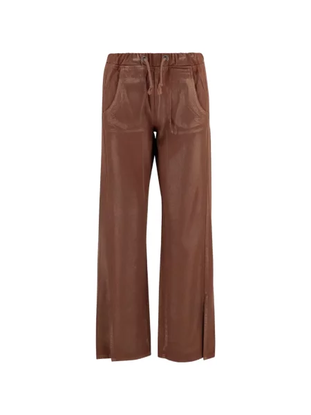 Proste jeansy Don't @ Me brązowe