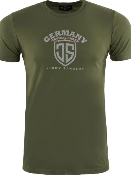 T-shirt Jimmy Sanders Yuri Khaki w kolorze zielonym zielona