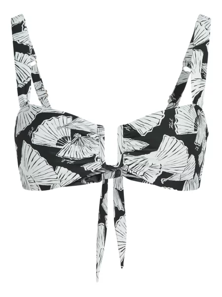 Bikini Karl Lagerfeld cu imagine negru