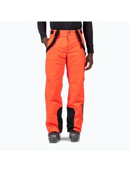 Pantaloni de schi pentru bărbați Rossignol Blackside Insulated neon red roșu