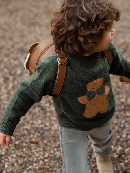 Donsje Дитячий вовняний светр Denn Merino Wool Sweater Gingerbread