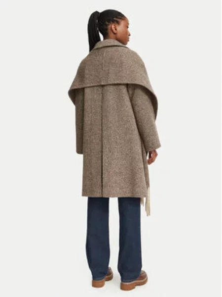 Weekend Max Mara Volneni plašč Latino rjava