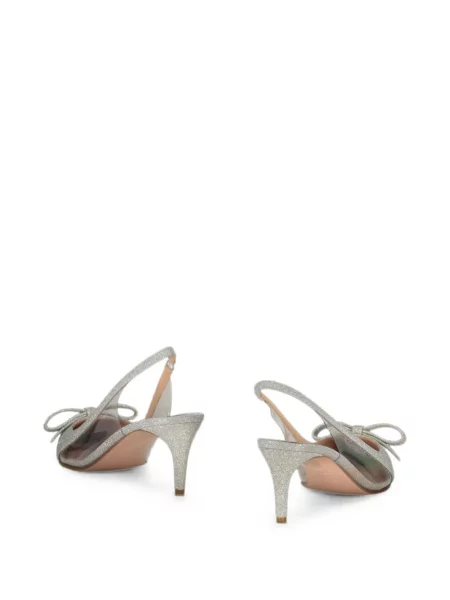 Pantofi cu toc Red(v) cu funde slingback roșu
