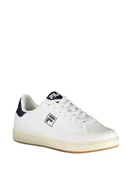 Sneakerși Fila cu autograf alb