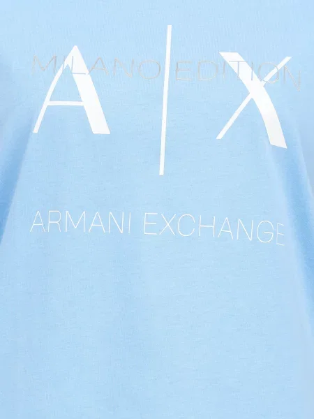 Футболка Armani Exchange блакитна