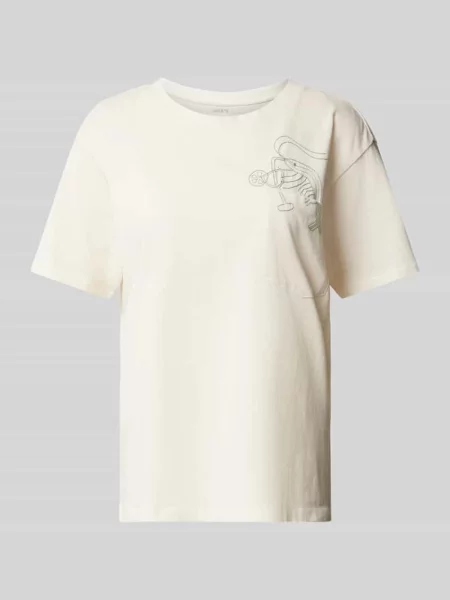 T-shirt z wyhaftowanym motywem Jake*s Casual biała