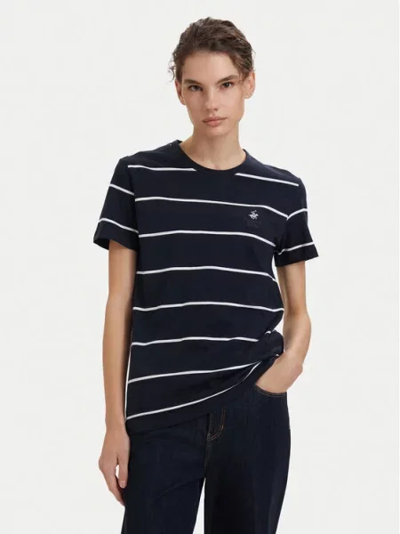 Beverly Hills Polo Club T-Shirt Σκούρο μπλε