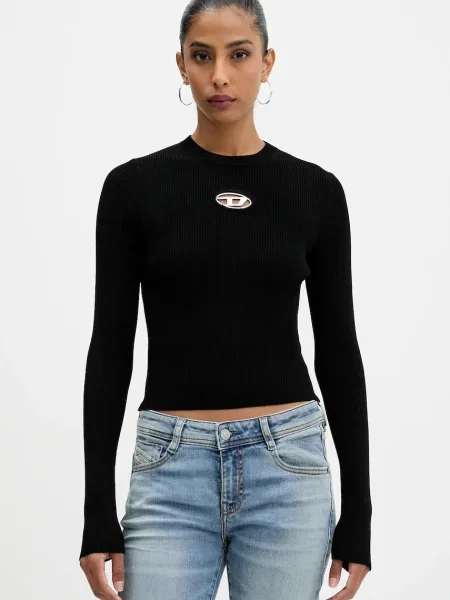 Diesel pulover M-VALARI KNITWEAR light negru