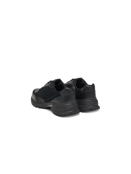 Férfi cipők Calvin Klein Hike Runner HF Leather Mix triple black. Méret: 41 EU fekete