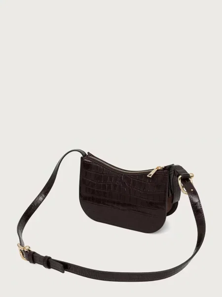 Кожаная сумка через плечо Furla