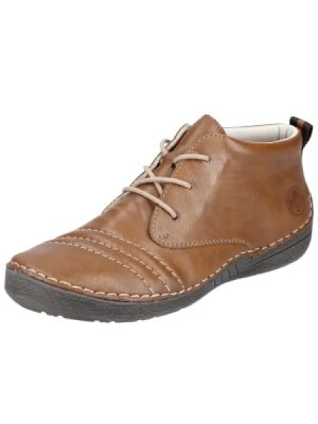 Rieker Pantofi cu șireturi sport caramel maro