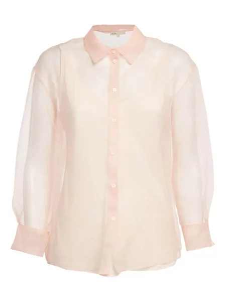 Cămașă Maje transparente din organza portocaliu