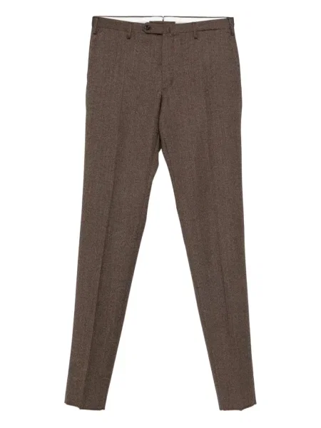 Pantaloni Incotex de lână maro