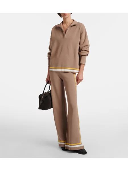 Pantaloni The Upside tricotate bej