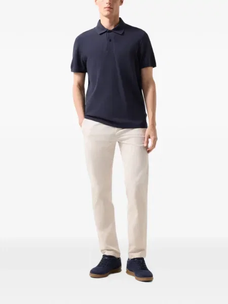 Tricou polo Bogner cu imagine albastru