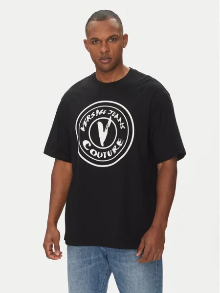Versace Jeans Couture Футболка Regular Fit чорний