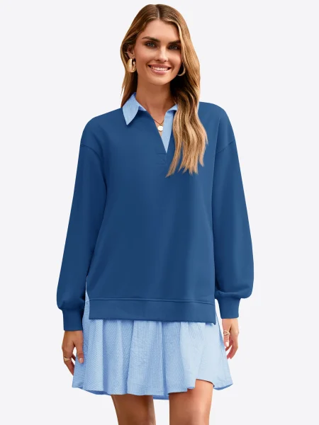 Imily Bela Rochie bleumarin / deschis albastru