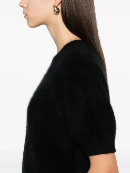 Top Lisa Yang tricotate negru