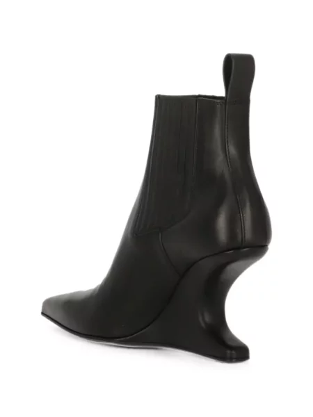 Botine chelsea Rick Owens din piele negru