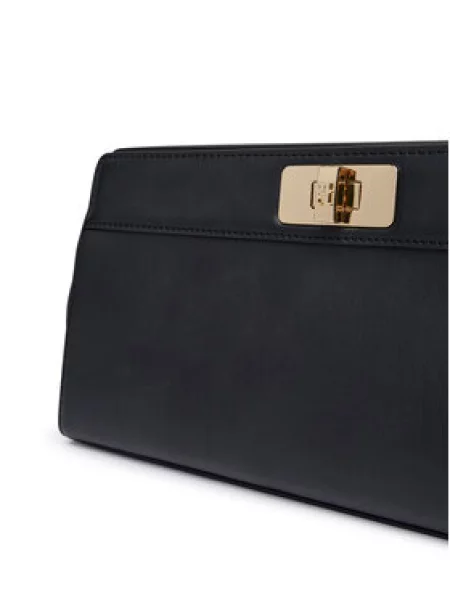 TOMMY HILFIGER Listová kabelka čierna